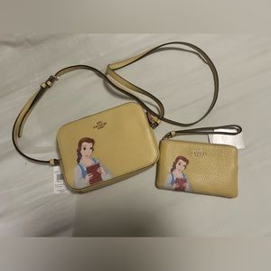 Coach x Disney Belle camera bag & small wallet